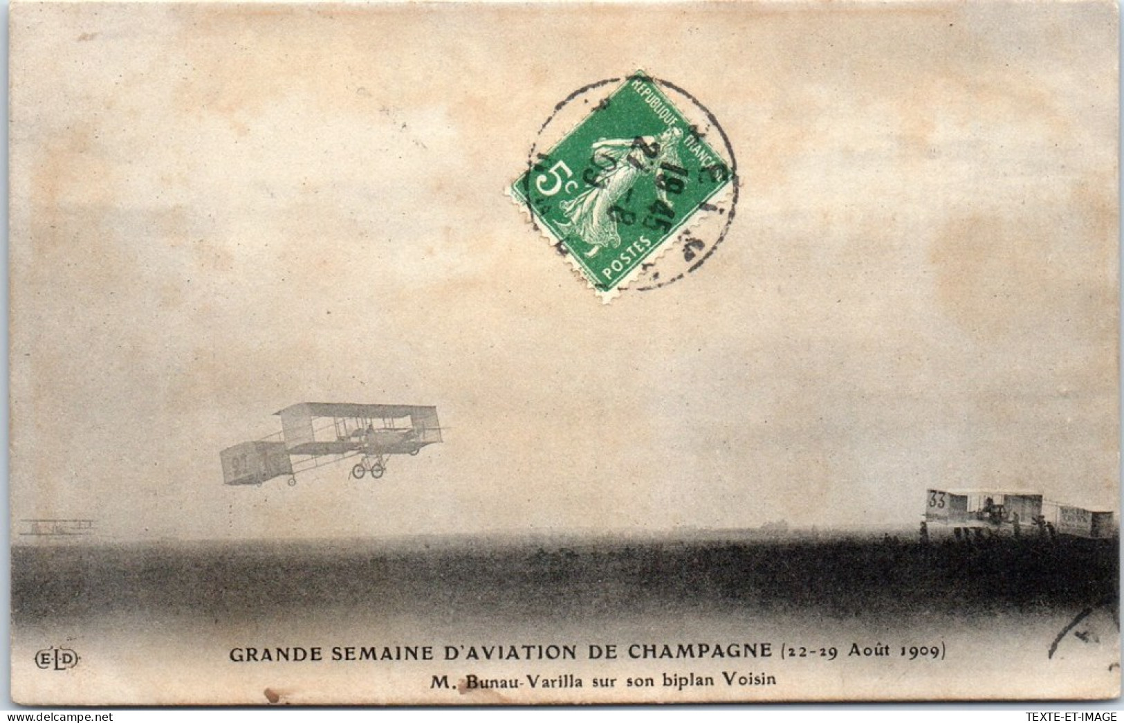 AVIATION - Grande Semaine De Champagne, Bunau Varilla  - Sonstige & Ohne Zuordnung