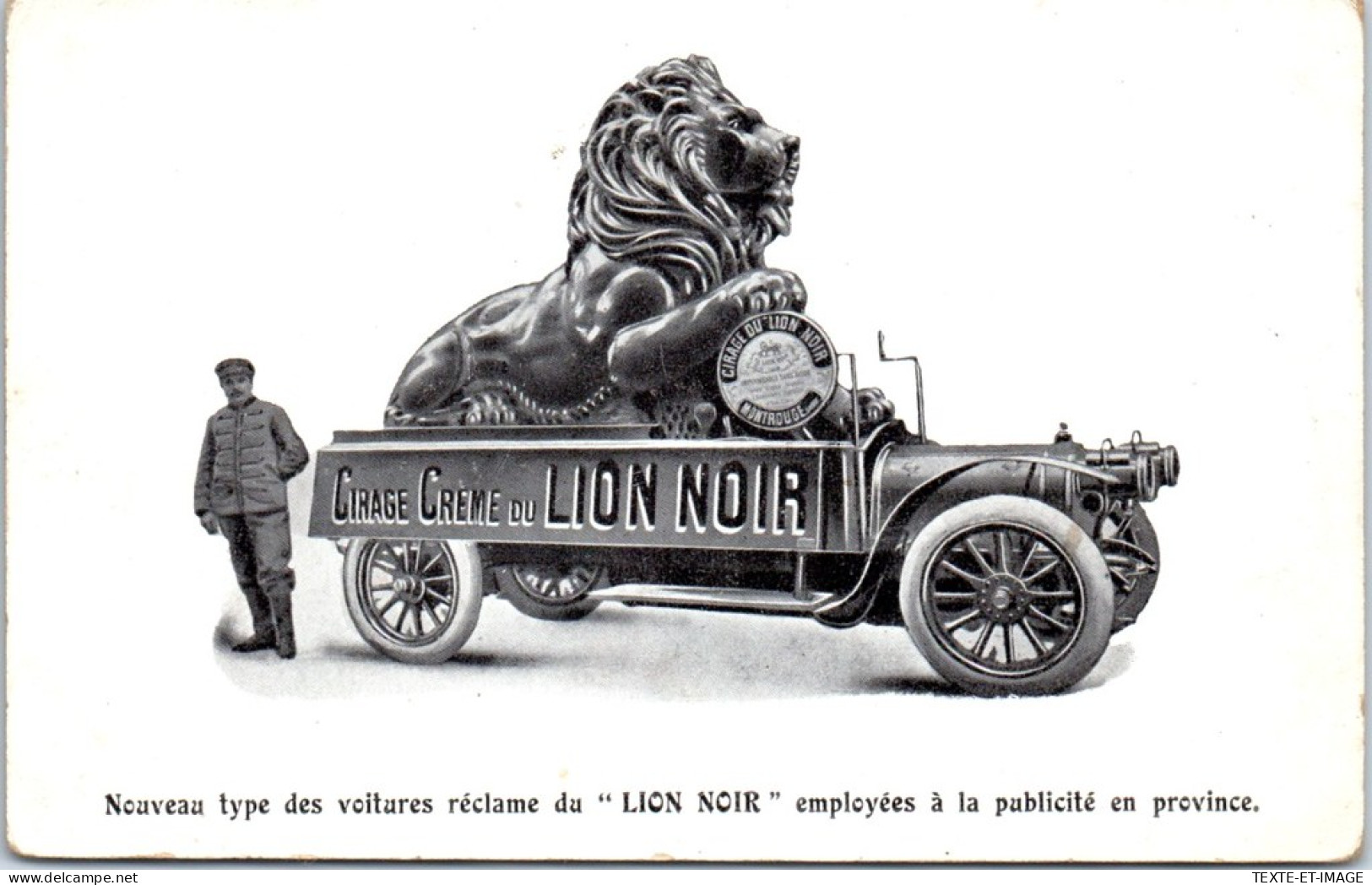 AUTOMOBILE - Type De Voiture Reclame Du LION NOIR  - Autres & Non Classés