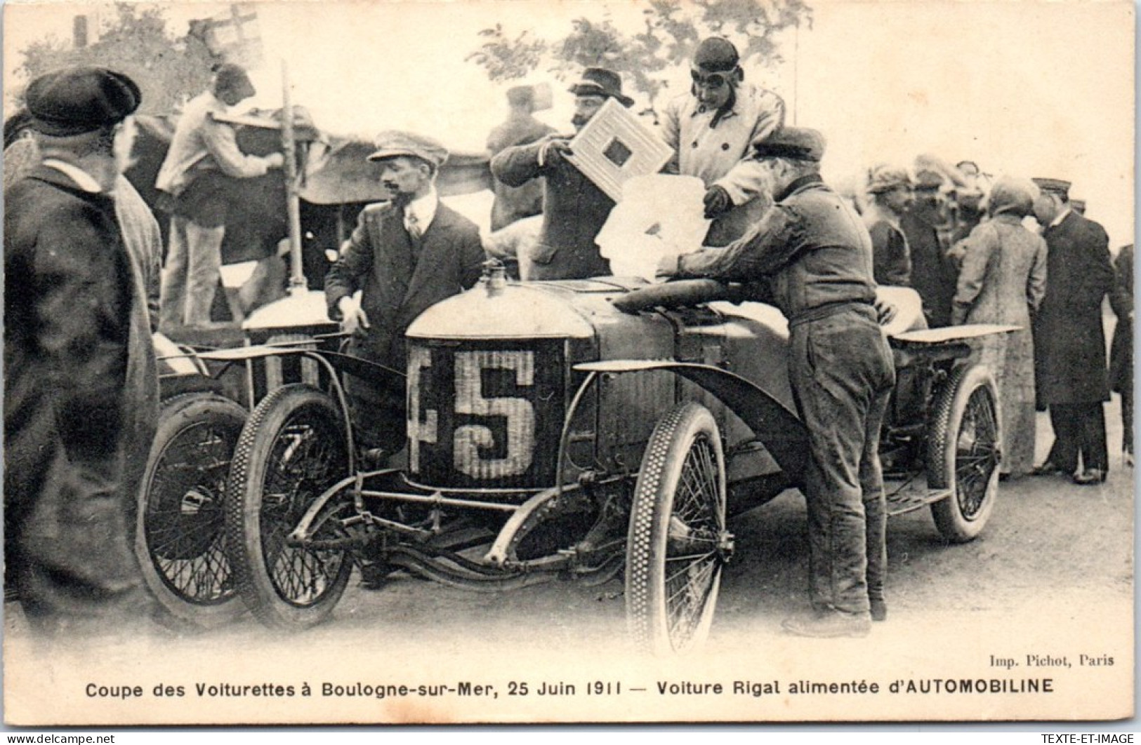 AUTOMOBILE - Coupe Voiturette 1911, Une Voiture RIGAL  - Other & Unclassified