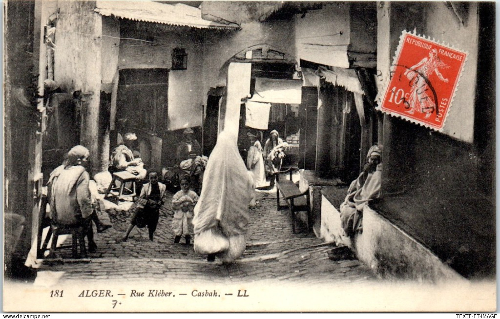 ALGERIE - ALGER - Rue Kleber, La Casbah  - Algiers