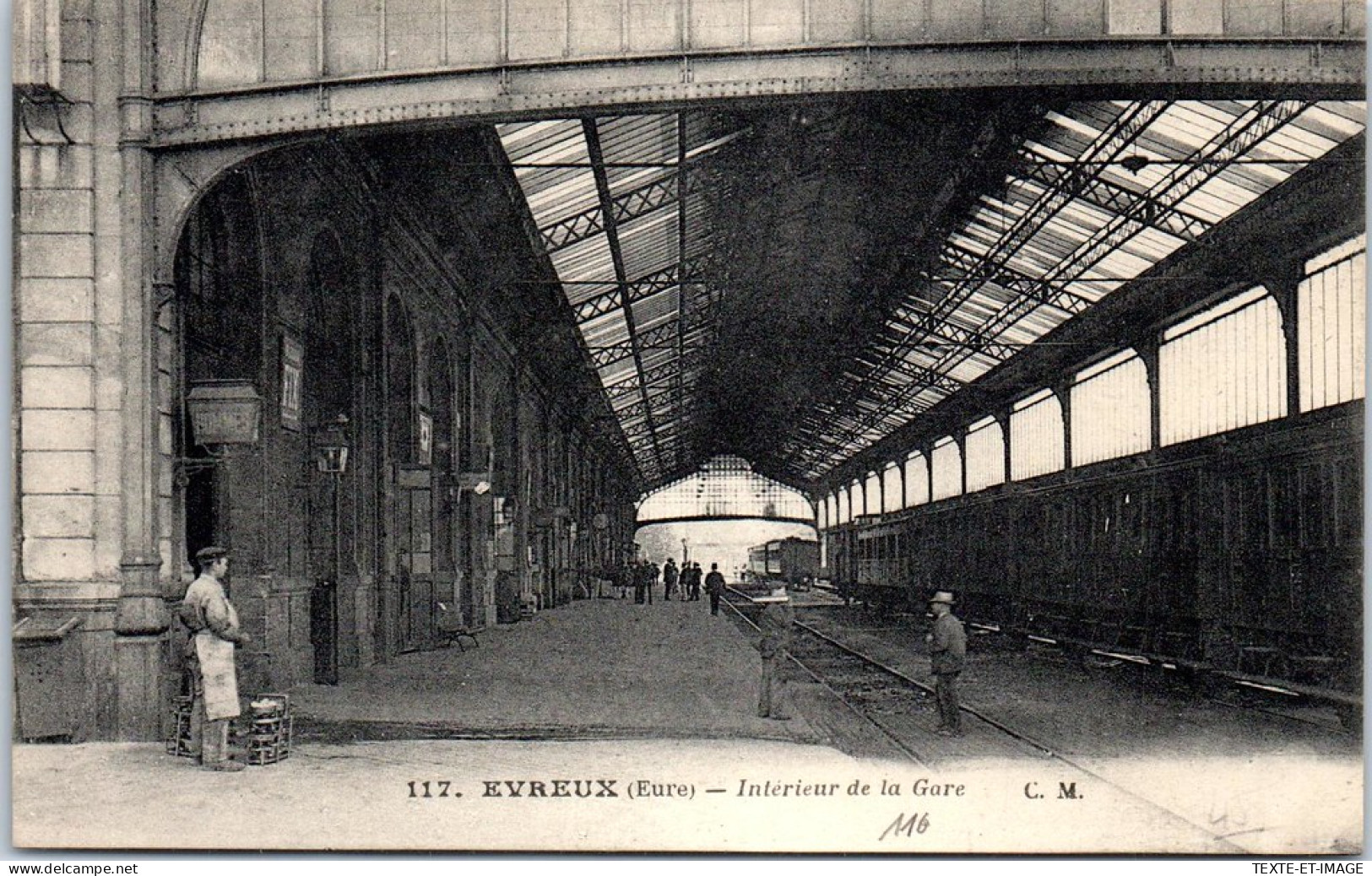 27 EVREUX - L'interieur De La Gare. - Evreux