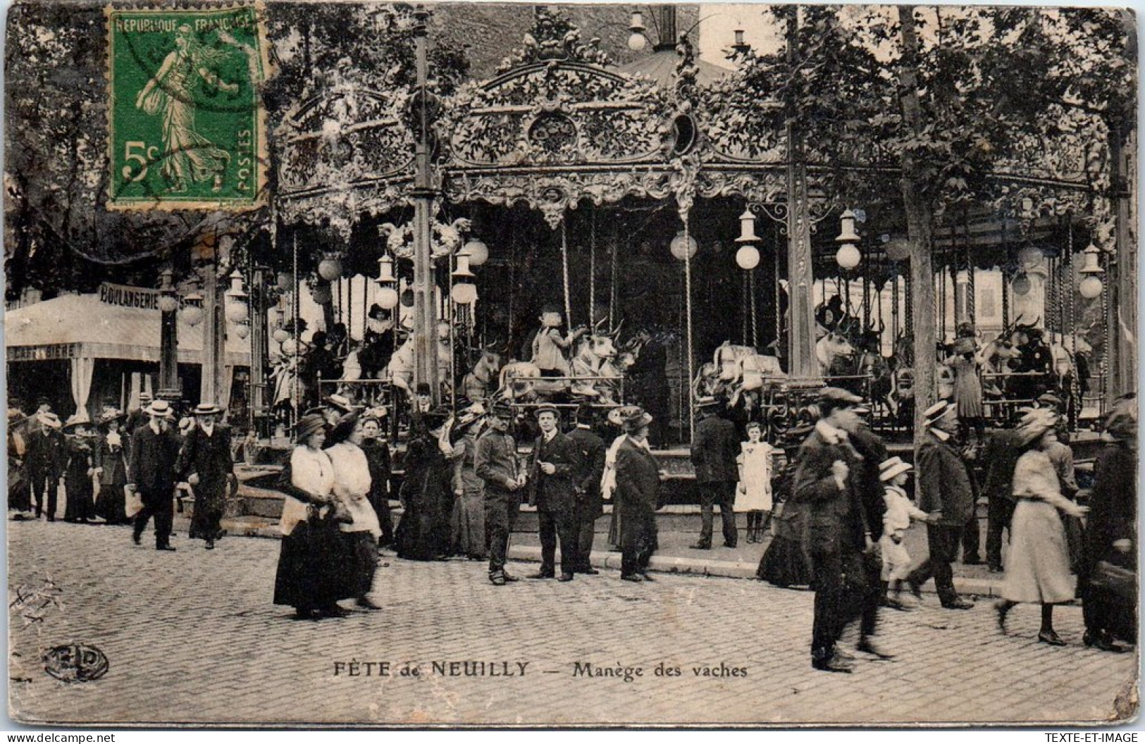 92 NEUILLY - La Fete, Le Manege Des Vaches.  - Neuilly Sur Seine