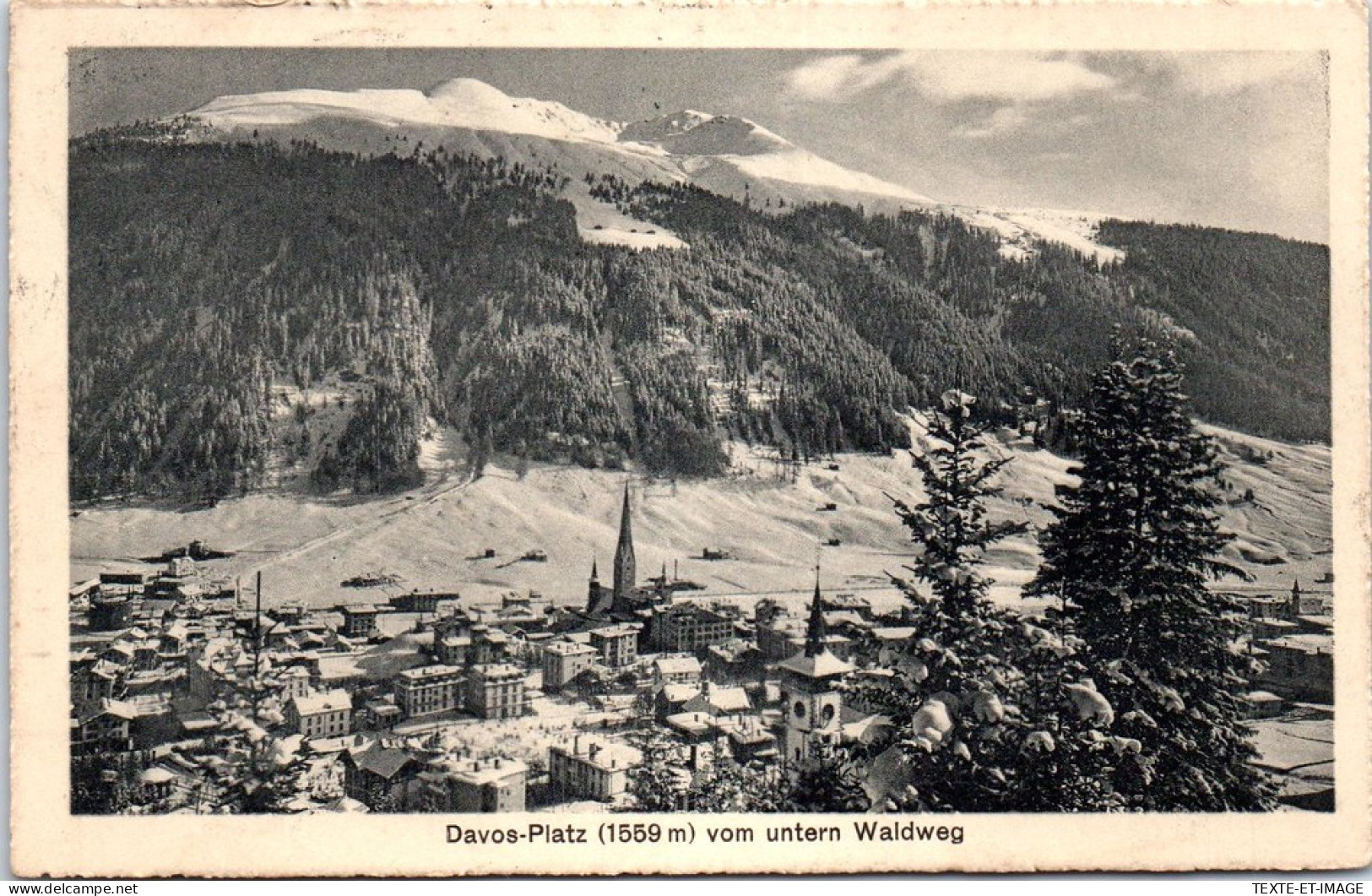 SUISSE - Davos Platz Vom Unter Waldweg  - Other & Unclassified