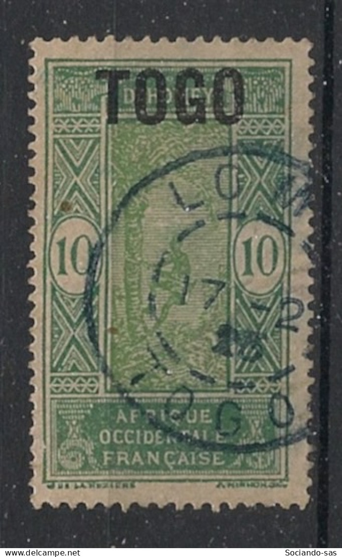 TOGO - 1921-22 - N°YT. 105 - Cocotier 10c Vert - Oblitéré / Used - Usati