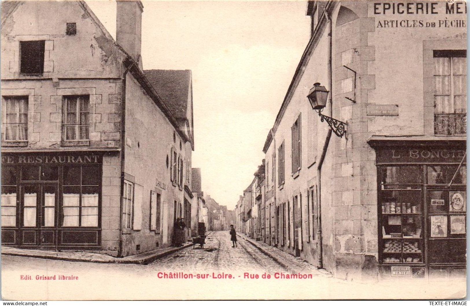 45 CHATILLON SUR LOIRE - Rue De Chambon  - Chatillon Sur Loire