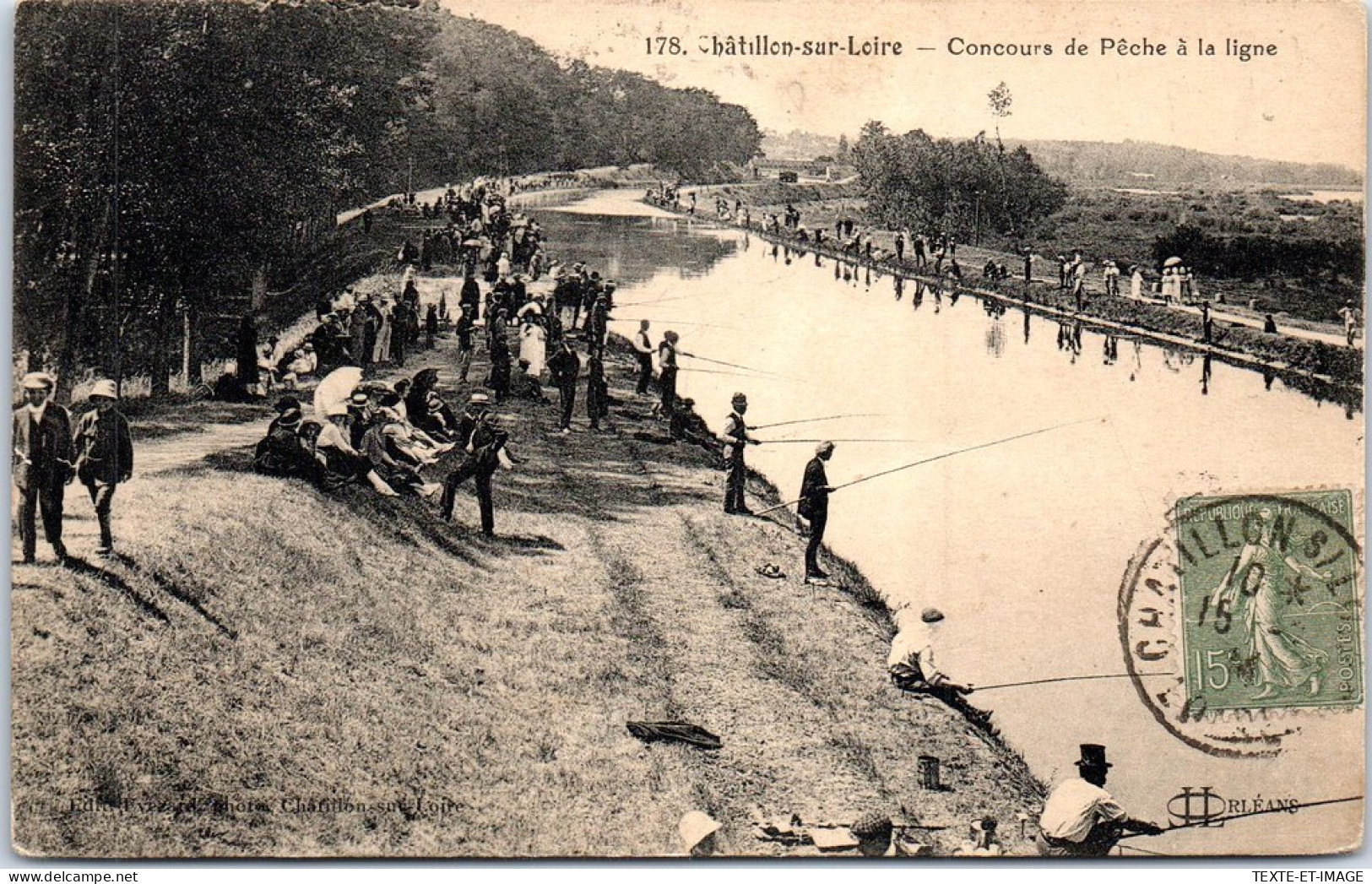 45 CHATILLON SUR LOIRE - Concours De Peche A La Ligne  - Chatillon Sur Loire