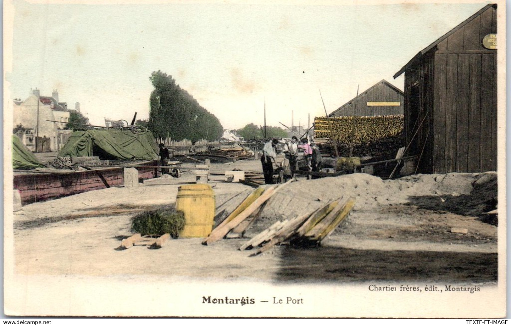 45 MONTARGIS - Le Port (carte Couleurs) - Montargis