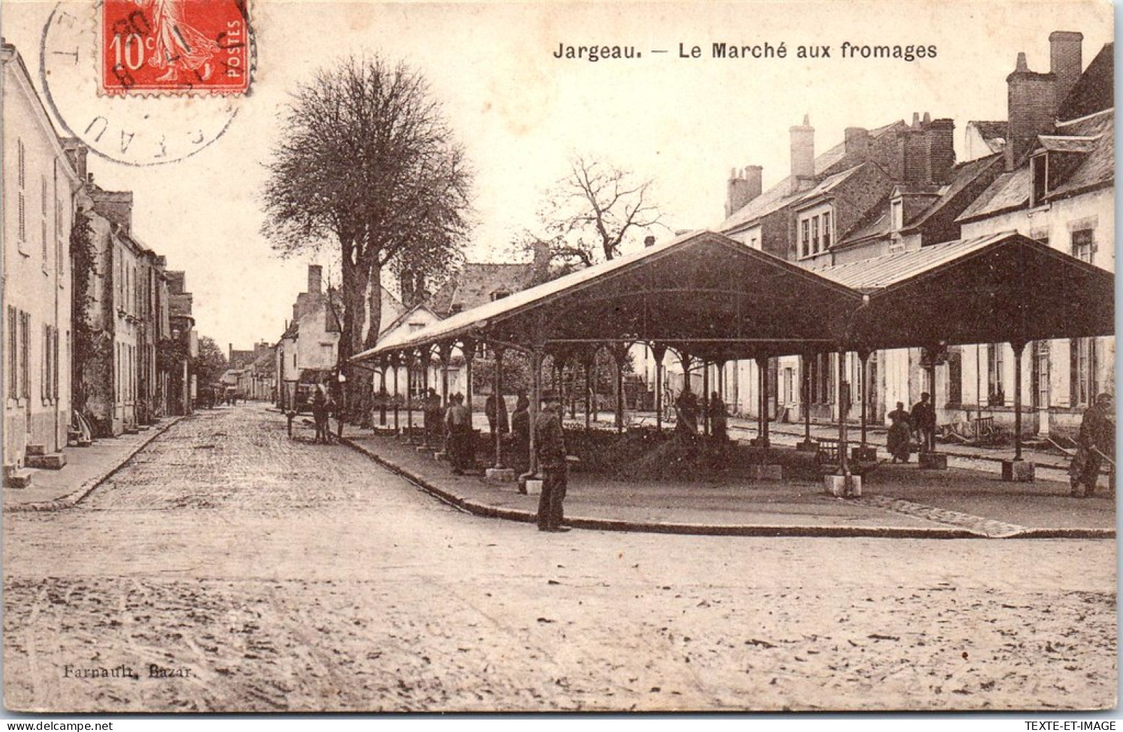 45 JARGEAU - Le Marche Aux Fromages.  - Jargeau