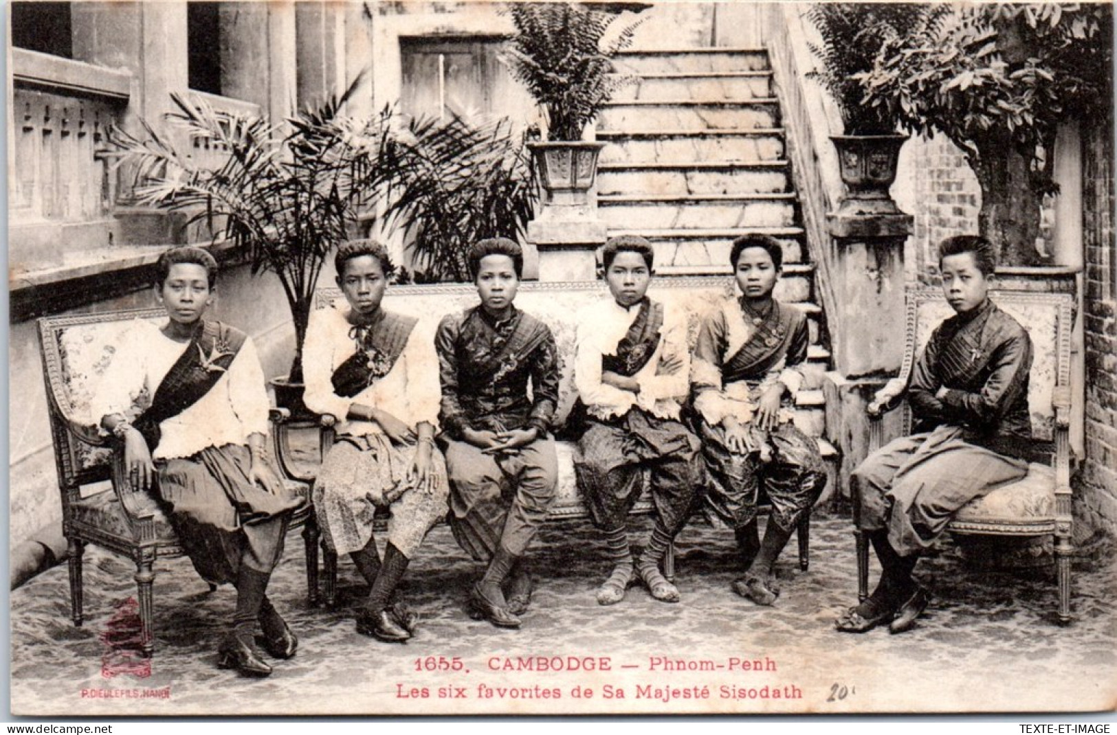 CAMBODGE - PHNOM PENH - Les Six Favorites De Sisodath  - Cambodge