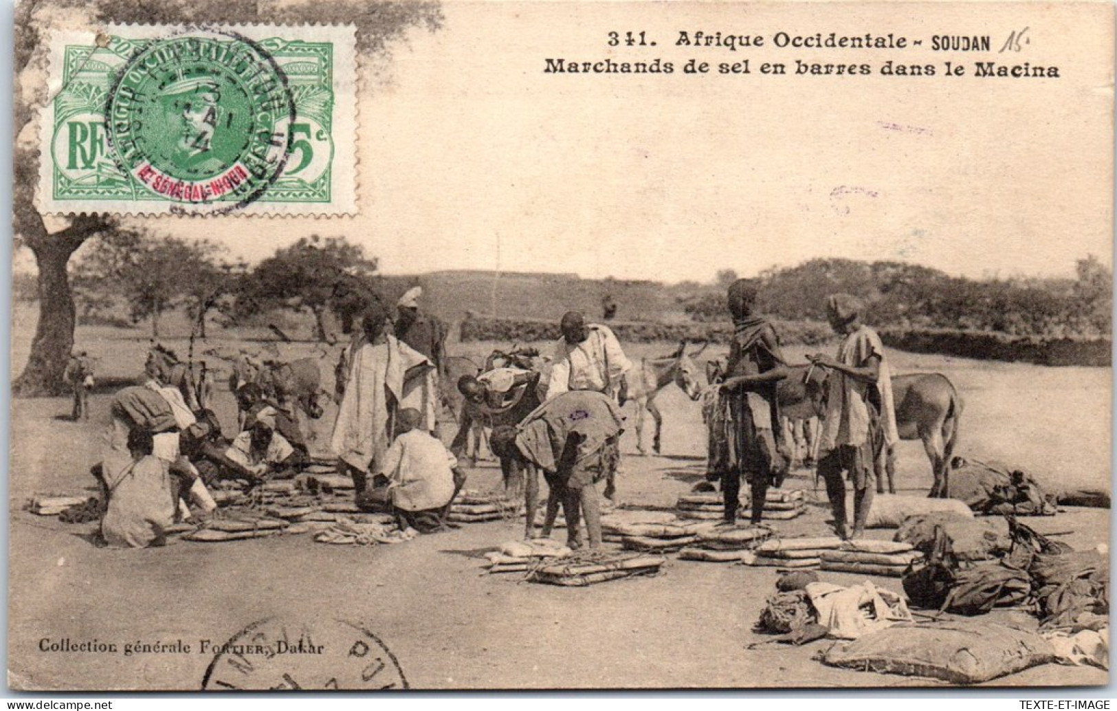 SOUDAN - Marchands De Sel En Barres Dans Le Macina - Soedan