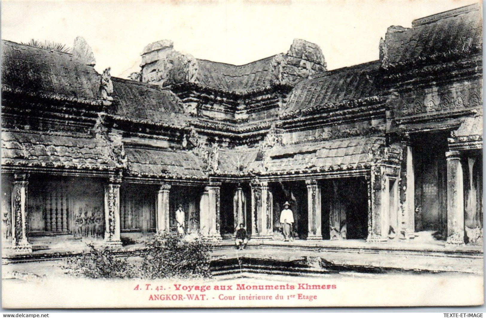 CAMBODGE - Cour Interieure Du Temple D'Angkor. - Kambodscha