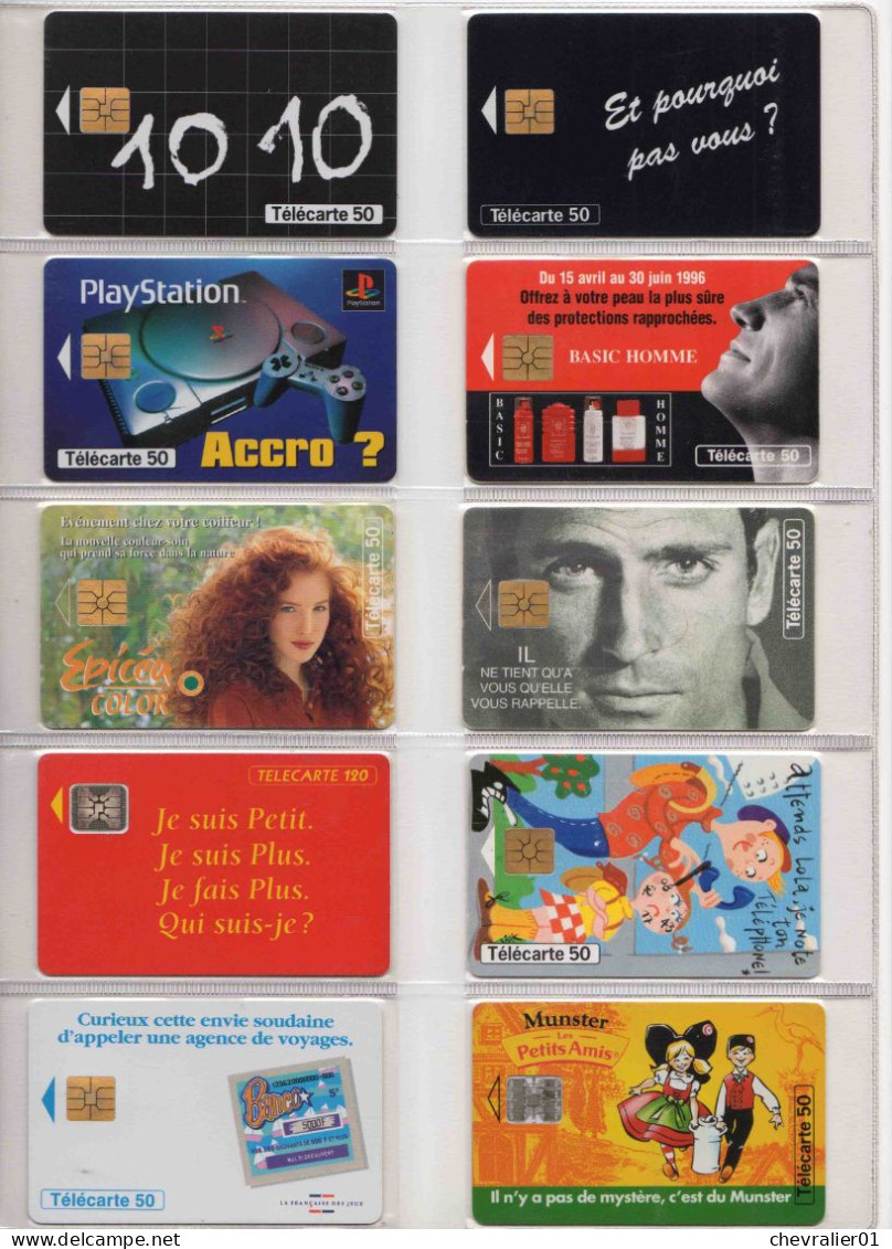 cartes de téléphone_Télécartes_France_154 cartes