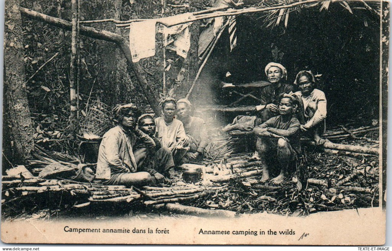 INDOCHINE - Campement Anamite Dans La Foret  - Vietnam