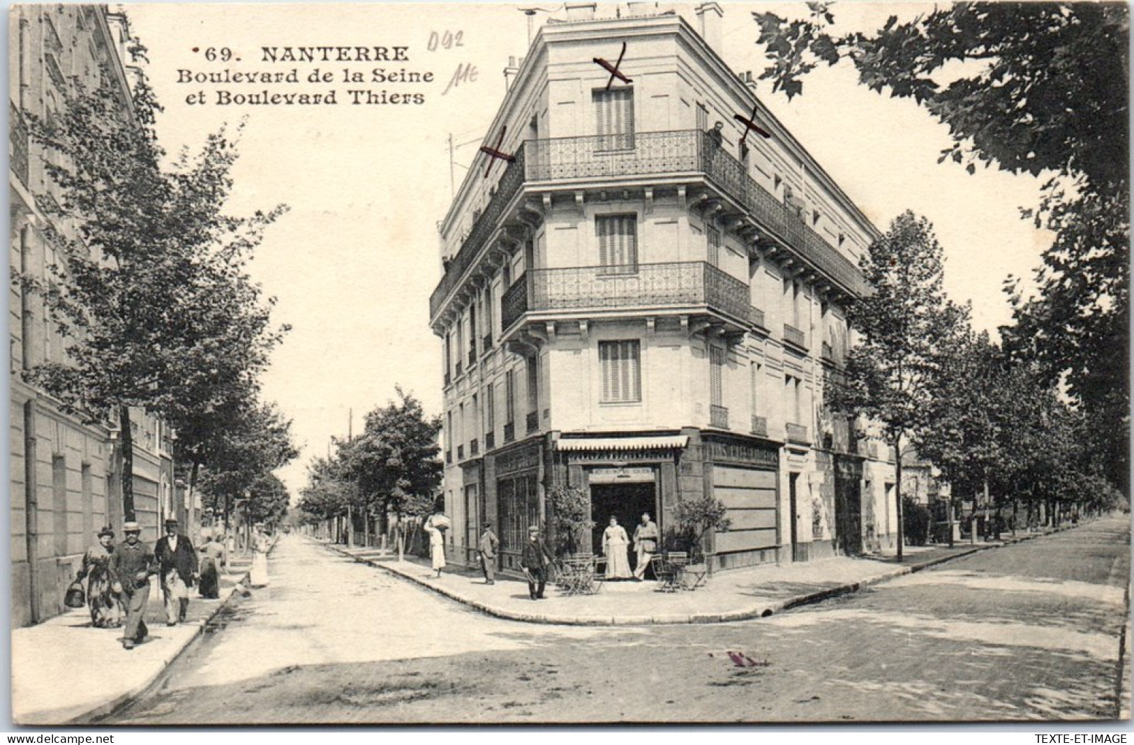 92 NANTERRE - Bld De La Seine & Thiers - Nanterre