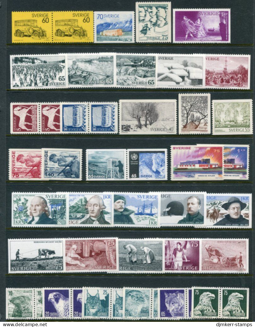 SWEDEN 1973 Issues Complete  MNH / **.  Michel 790-835 - Nuevos