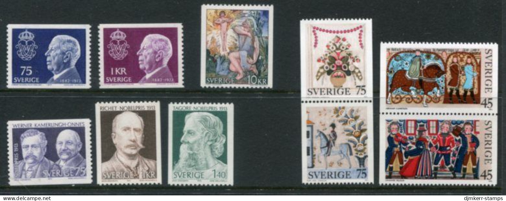 SWEDEN 1973 Issues Complete  MNH / **.  Michel 790-835 - Nuovi