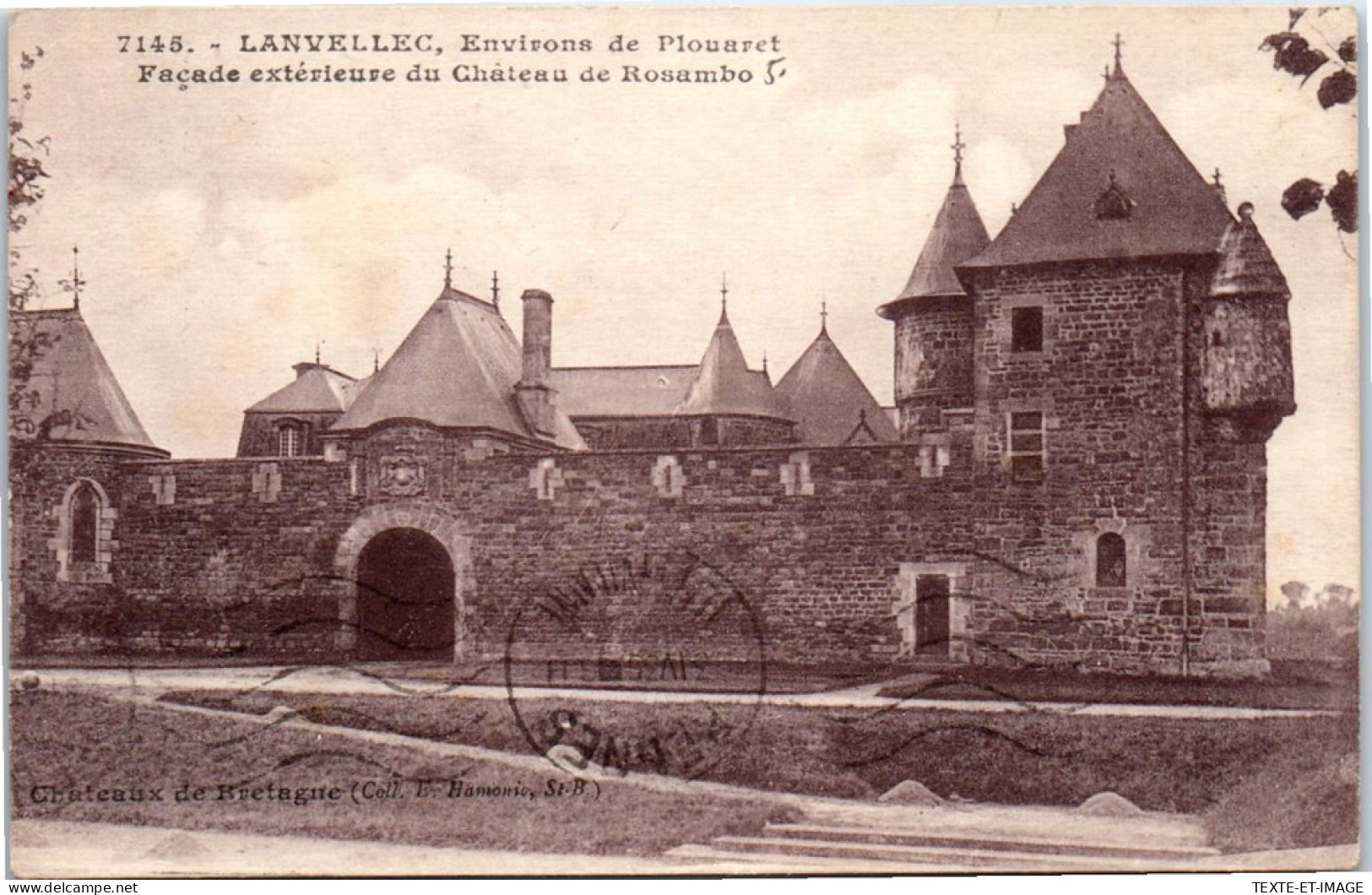 22 LANVELLEC - La Facade Exterieure Du CHATEAU - Lanvellec