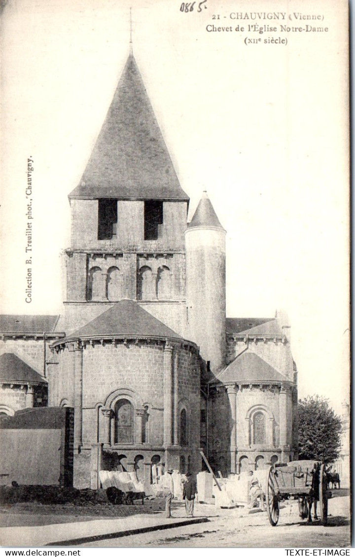 86 CHAUVIGNY - Le Chevet De L'eglise Notre Dame  - Chauvigny