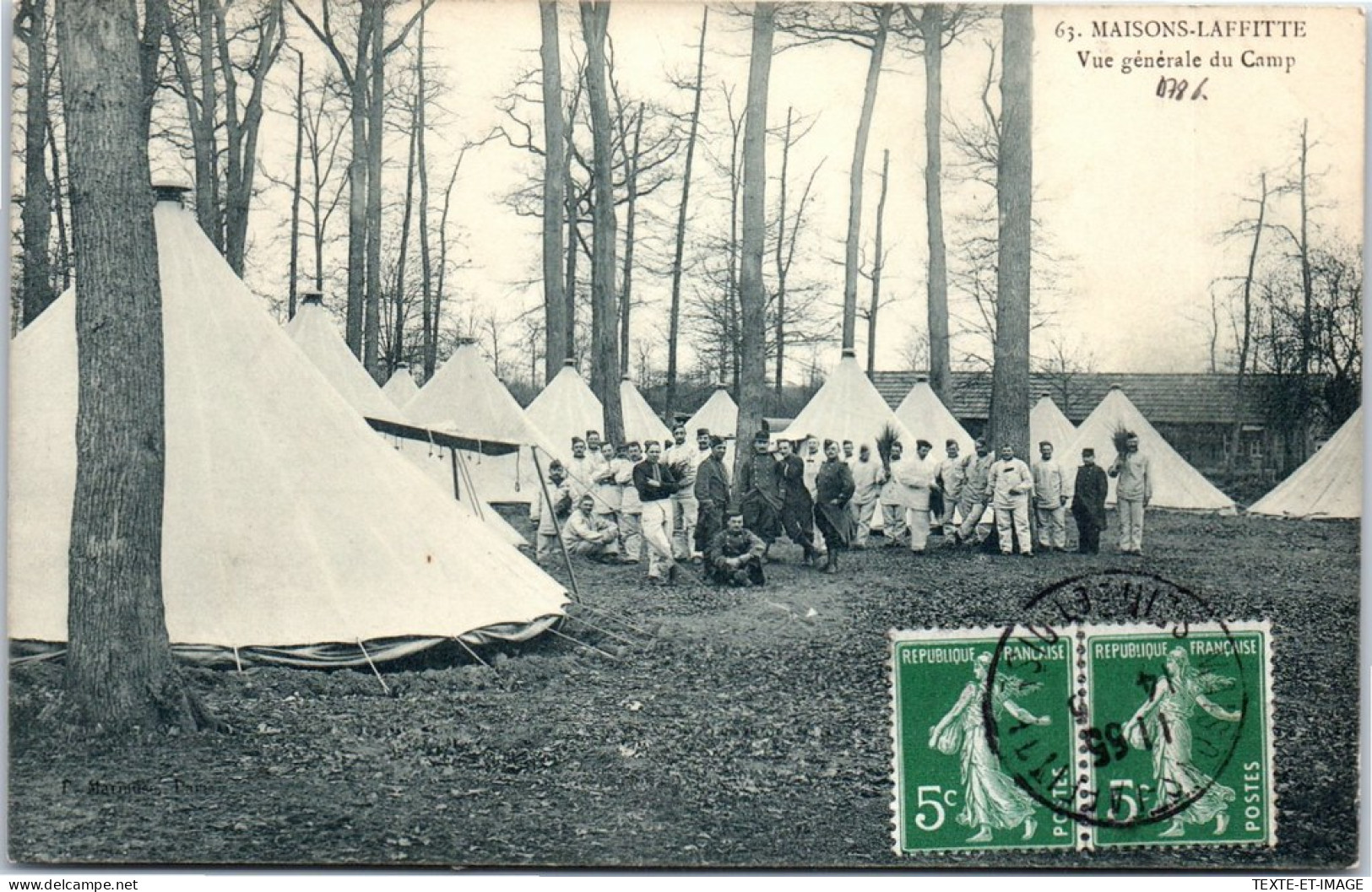 78 MAISONS LAFFITTE - Vue Generale Du Camp. - Maisons-Laffitte