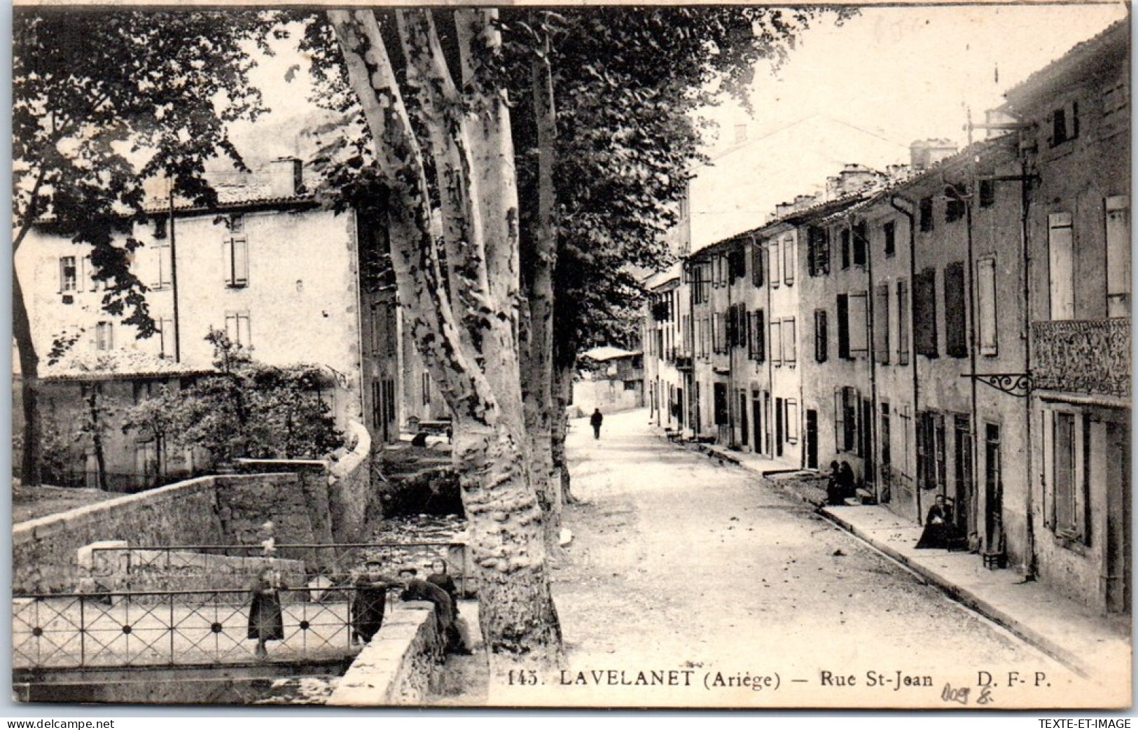 09 LAVELANET - Vue De La Rue Saint Jean. - Otros & Sin Clasificación