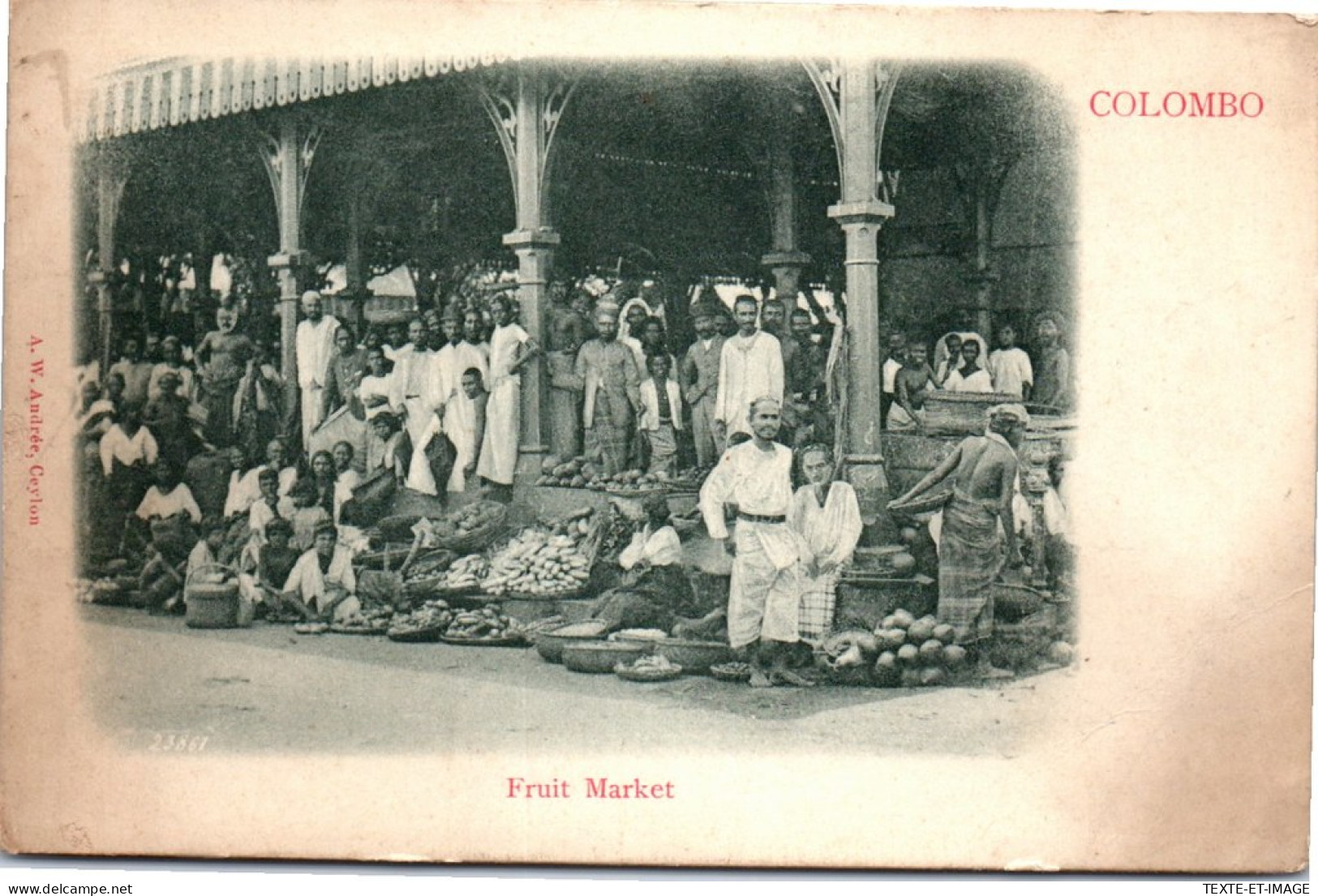 CEYLAN - COLOMBO - Fruit Market  - Sri Lanka (Ceylon)