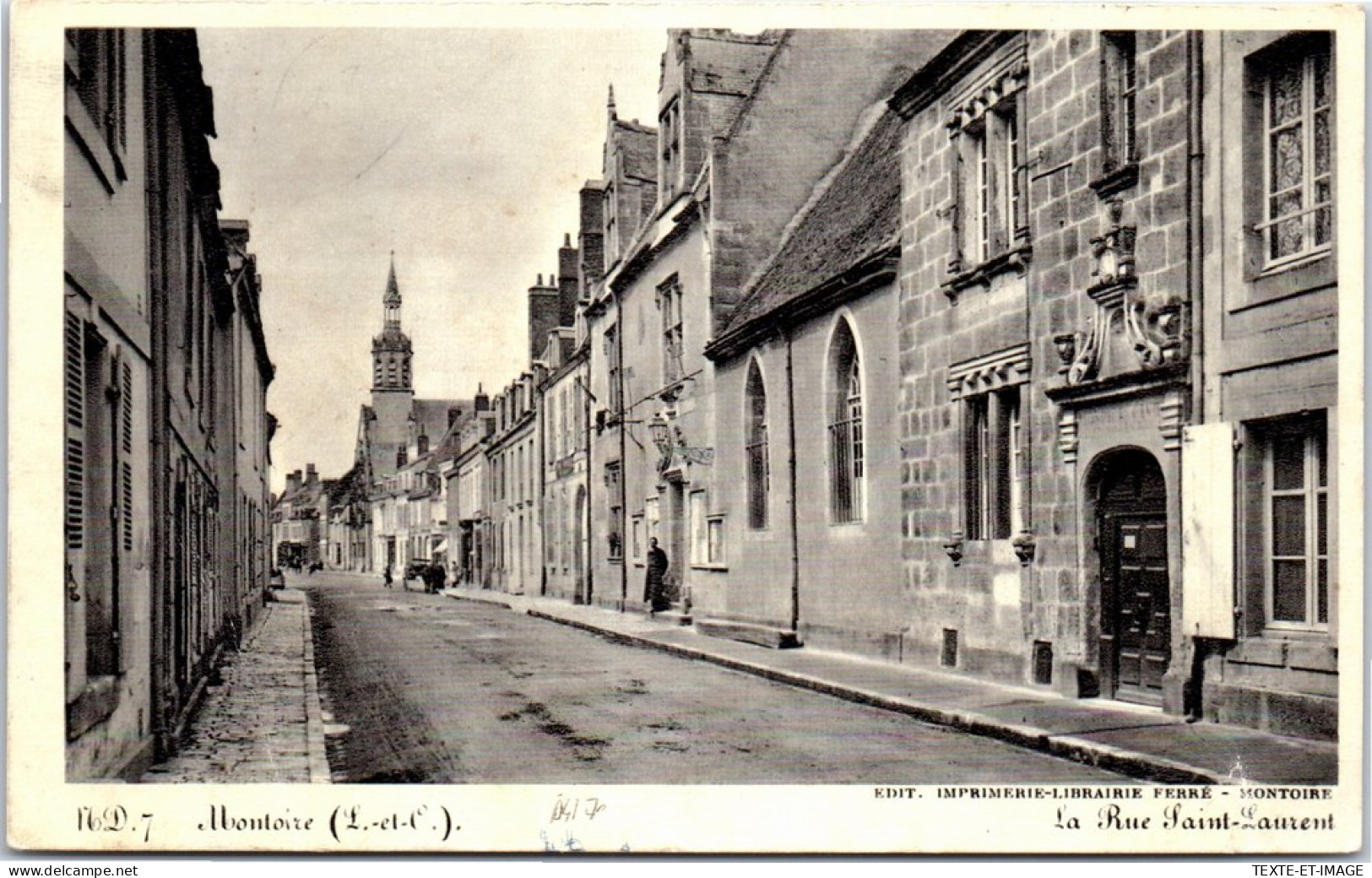 41 MONTOIRE - La Rue Saint Laurent. - Montoire-sur-le-Loir