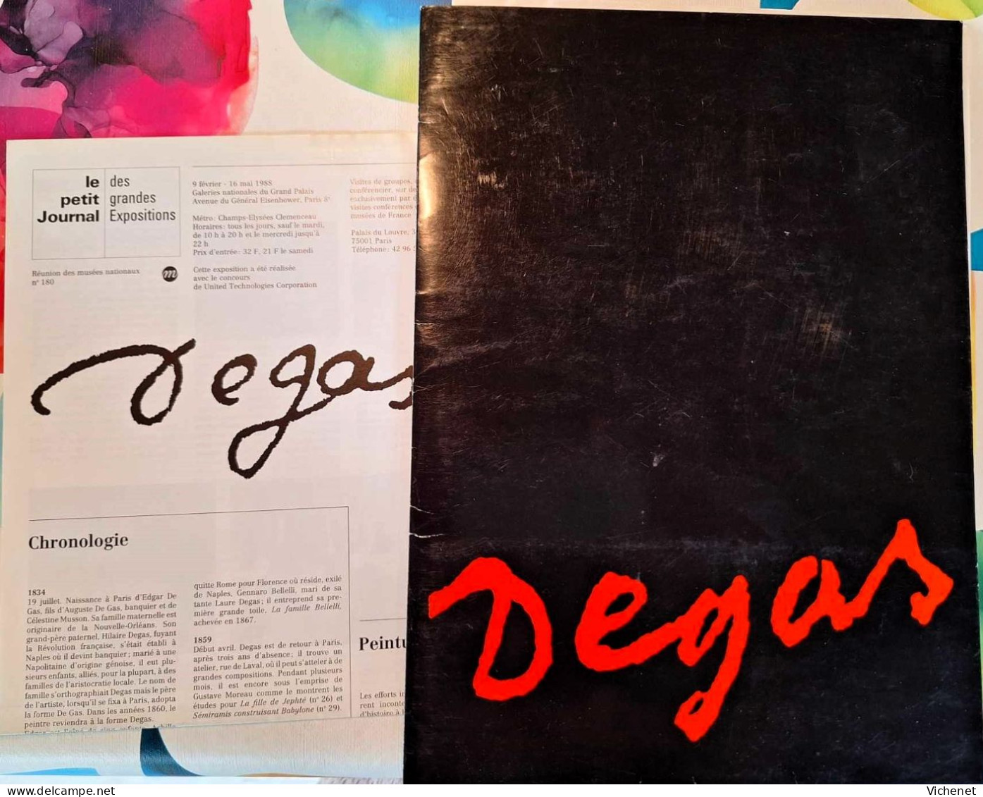 Degas - Catalogue D'Exposition - Grand Palais, Paris - 1988 - Art