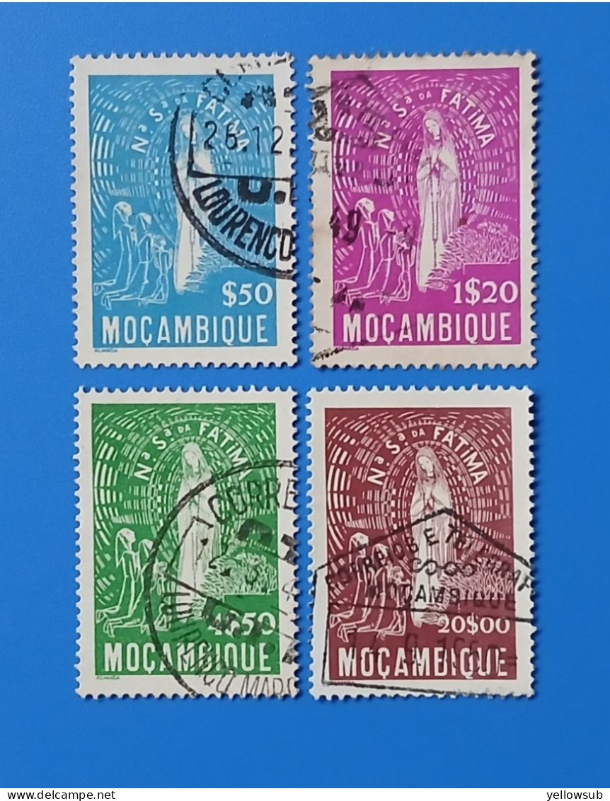 1948 - Mundifil 344 à 347 / Yvert 380 à 383. Oblitérés - Mozambique