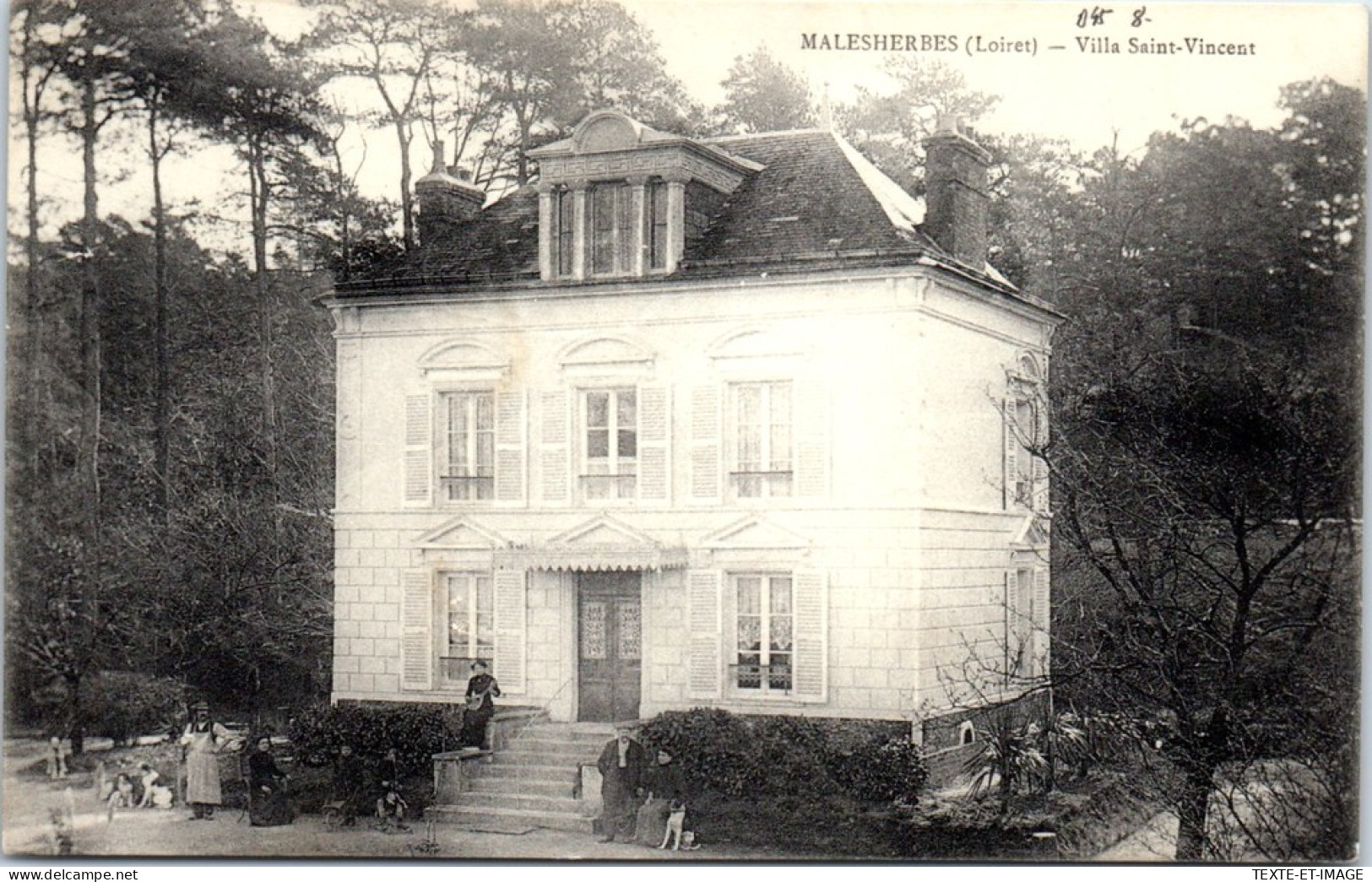 45 MALESHERBES -  La Villa Saint Vincent. - Malesherbes