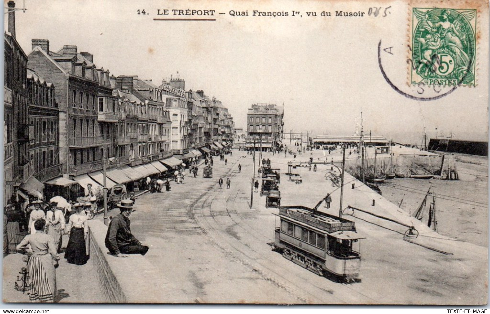 76 LE TREPORT - Quai Francois 1er, Vu Du Musoir. - Le Treport