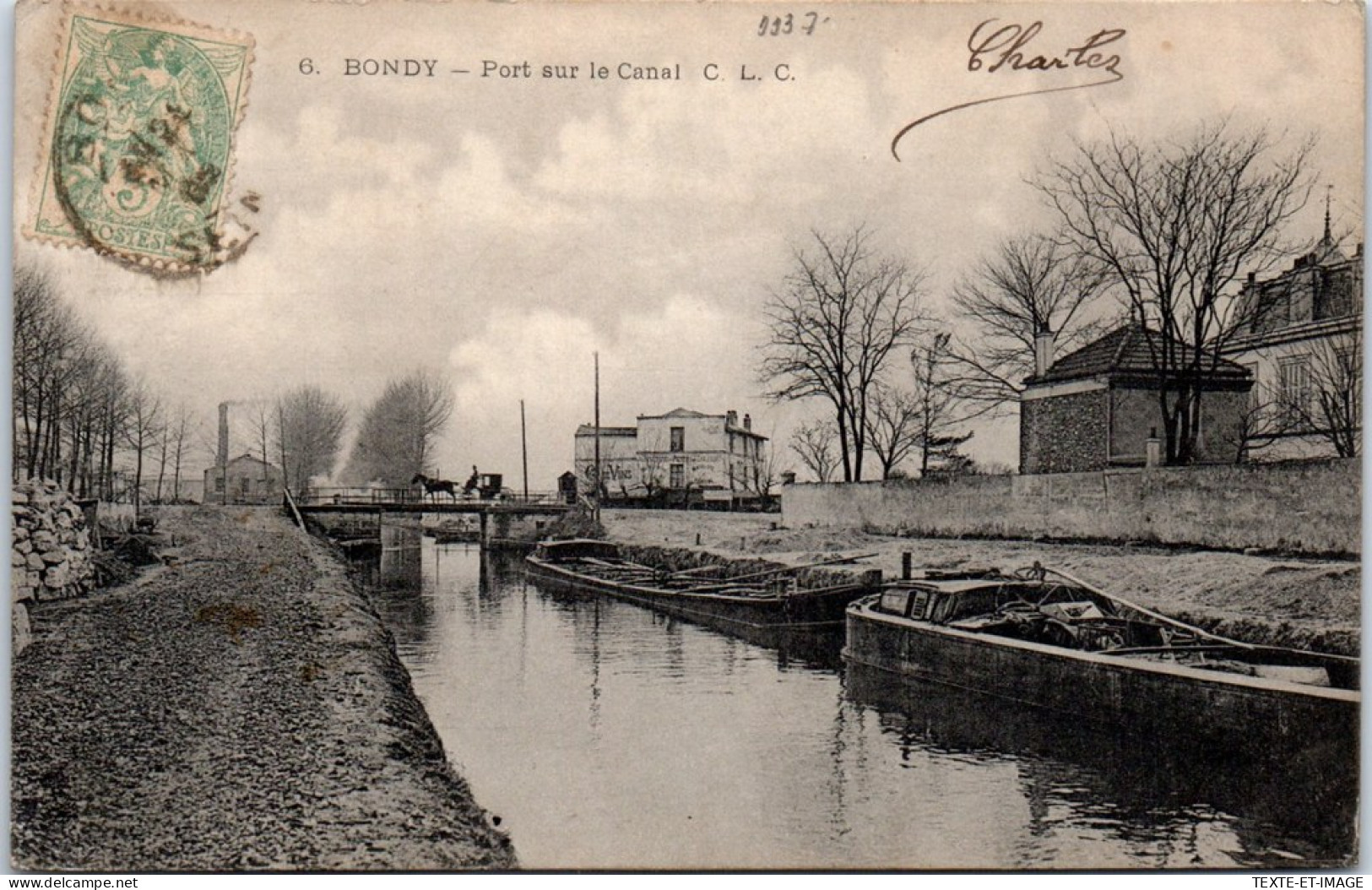 93 BONDY - Le Port Sur Le Canal  - Bondy