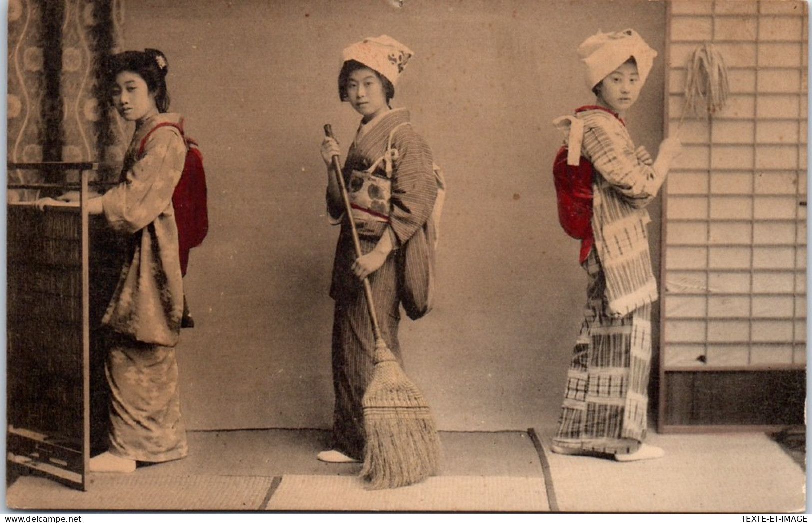 JAPON - Scene Menagere, Trois Femmes. - Sonstige & Ohne Zuordnung