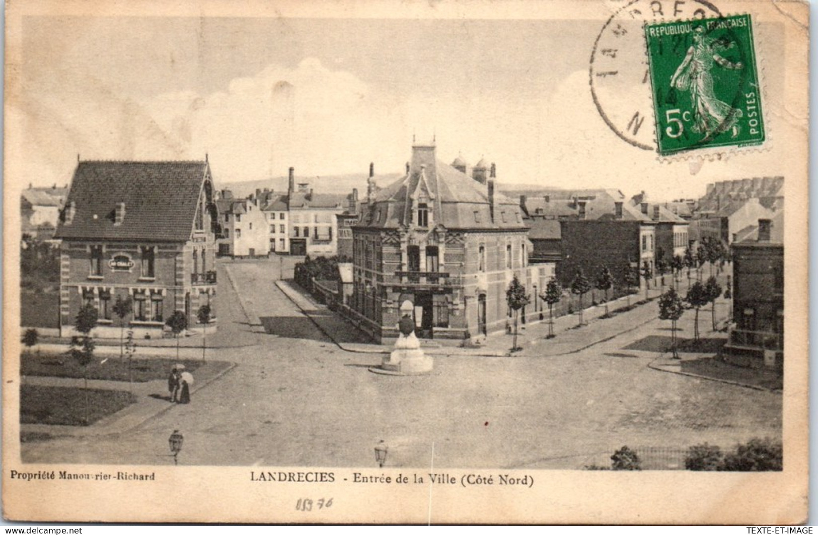 59 LANDRECIE - Entree De La Ville Cote Nord  - Landrecies