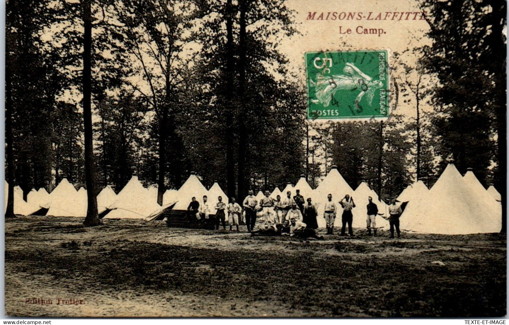 78 MAISONS LAFFITTE - Les Tentes Au Camp Militaire. - Maisons-Laffitte