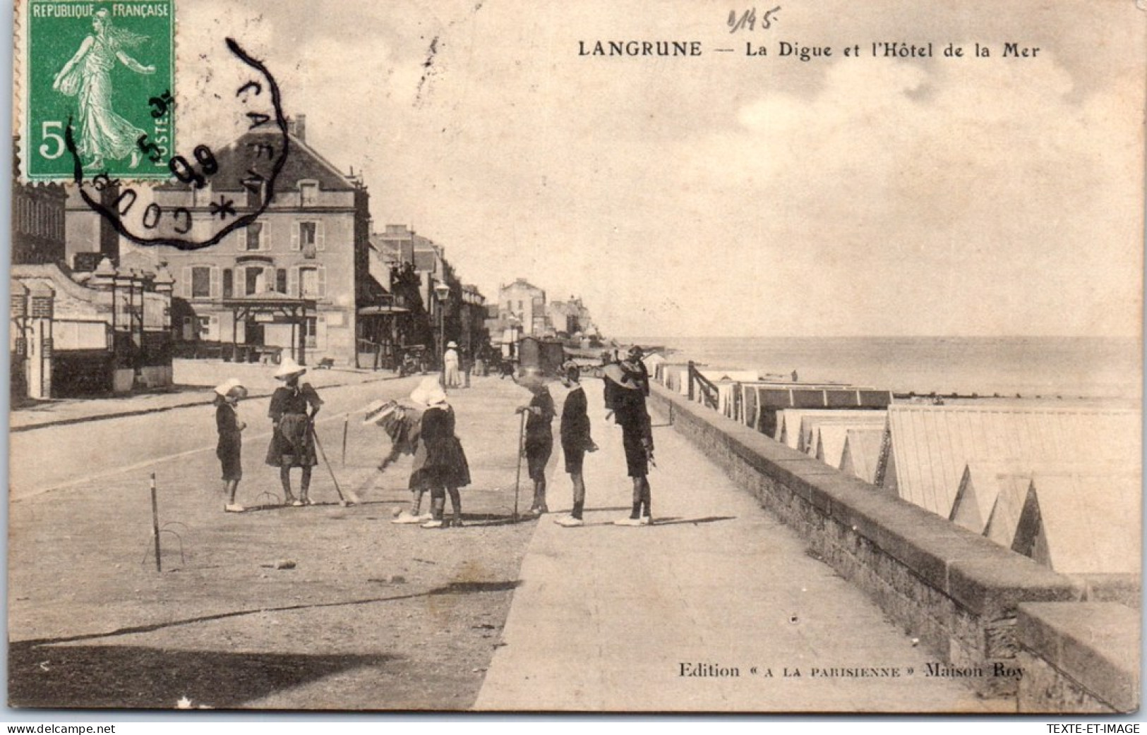 14 LANGRUNE - La Digue & L'hotel De La Mer. - Autres & Non Classés