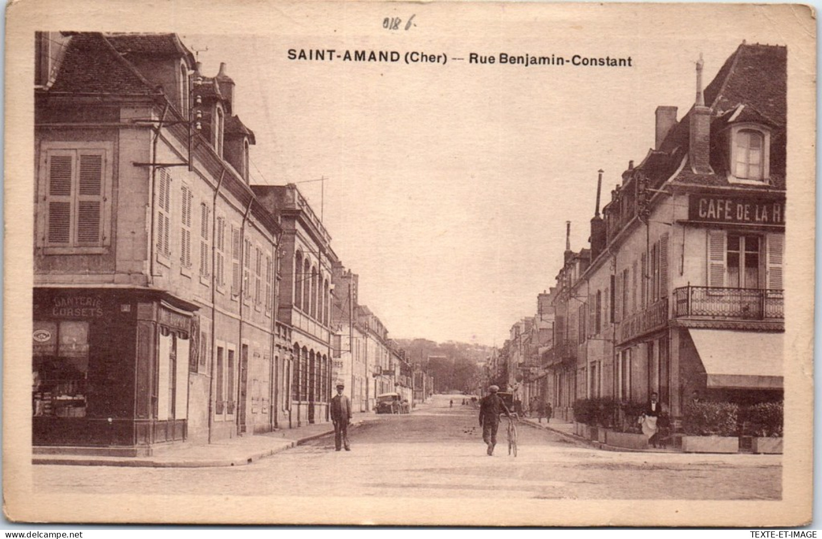 18 SAINT AMAND - Perspective De La Rue Benjamin Constant  - Saint-Amand-Montrond
