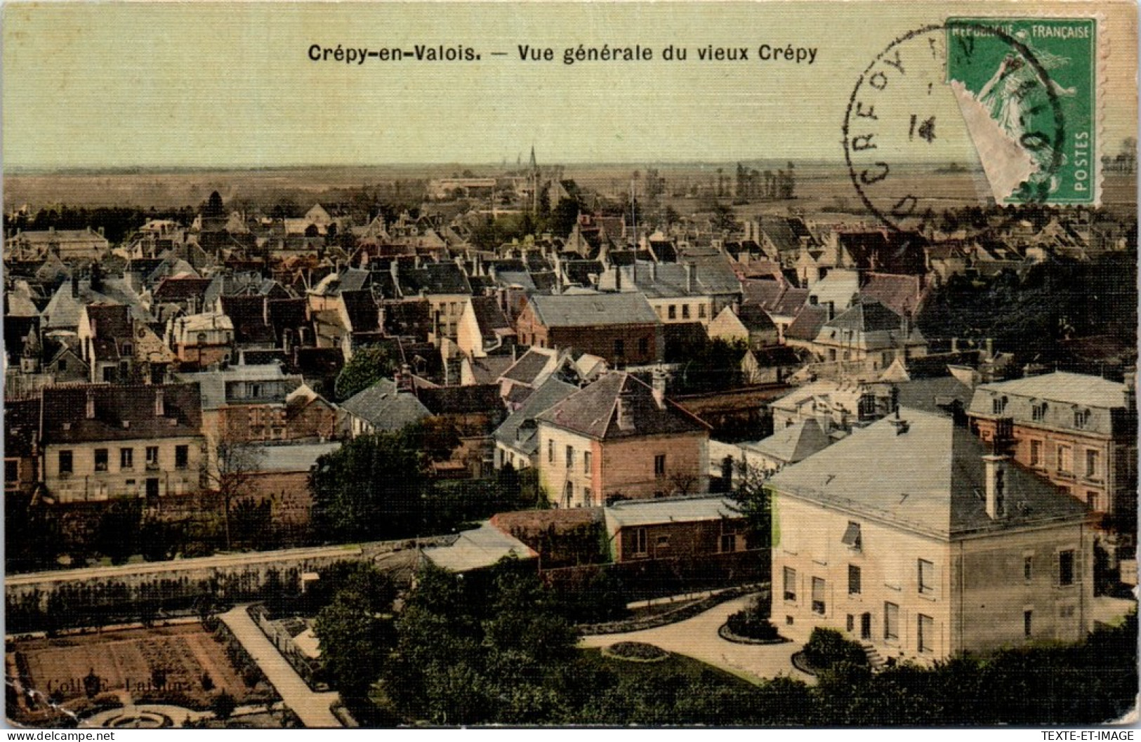 60 CREPY EN VALOIS - Vue Generale Sur Le Vieux Crepy - Crepy En Valois