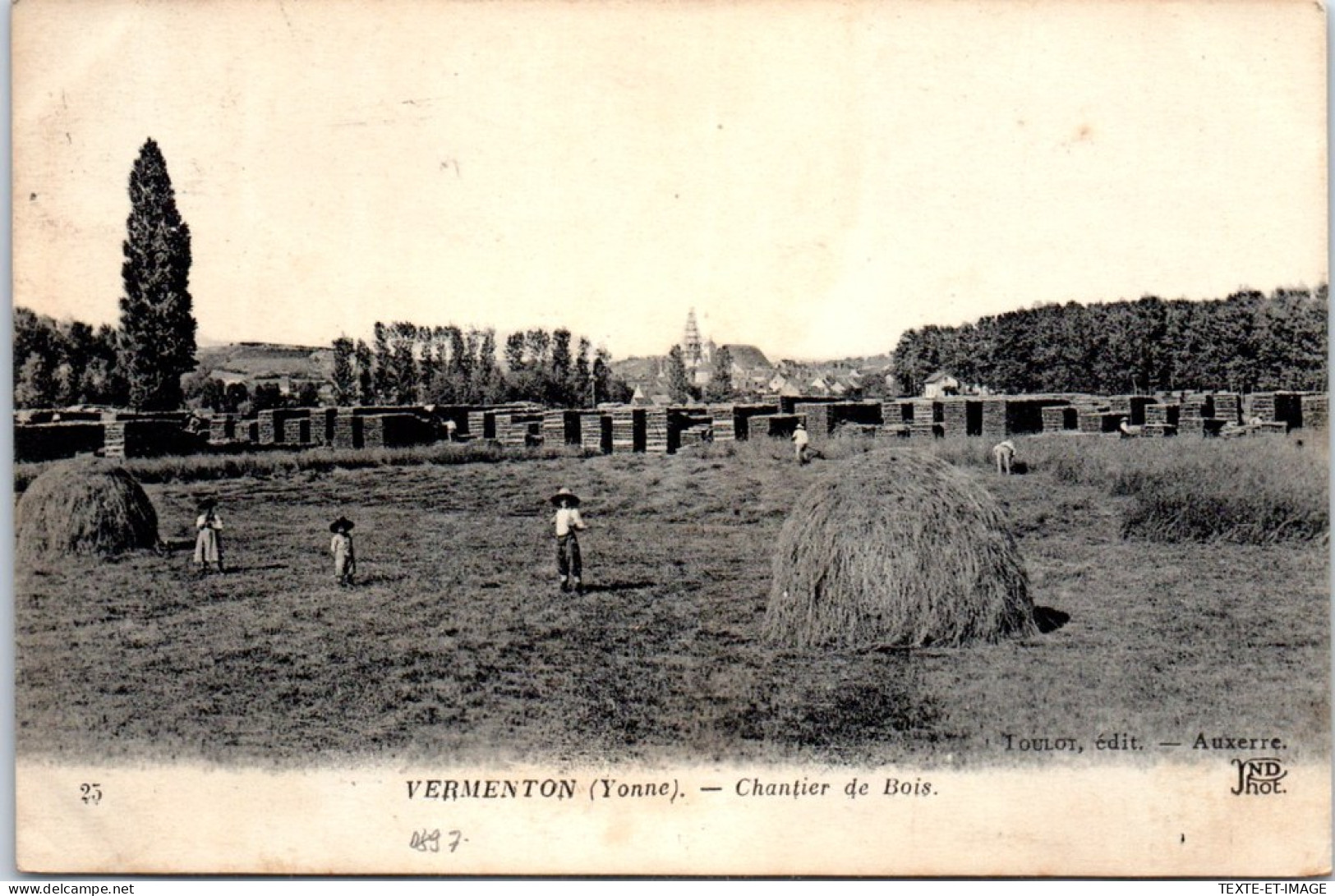 89 VERMENTON - Chantier De Bois. - Vermenton