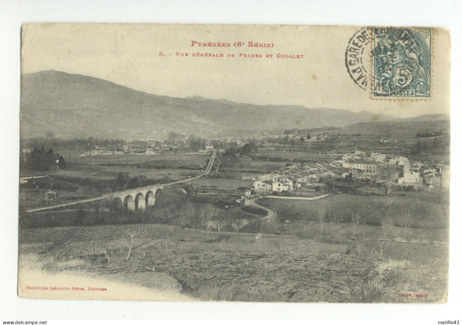 66/CPA - Prades - Vue Générale De Prades Et De Codalet - Prades