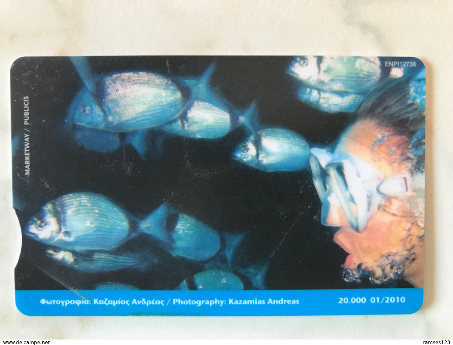 CYPRUS    VIE SOUS MARINE FISH BREAM - Pesci