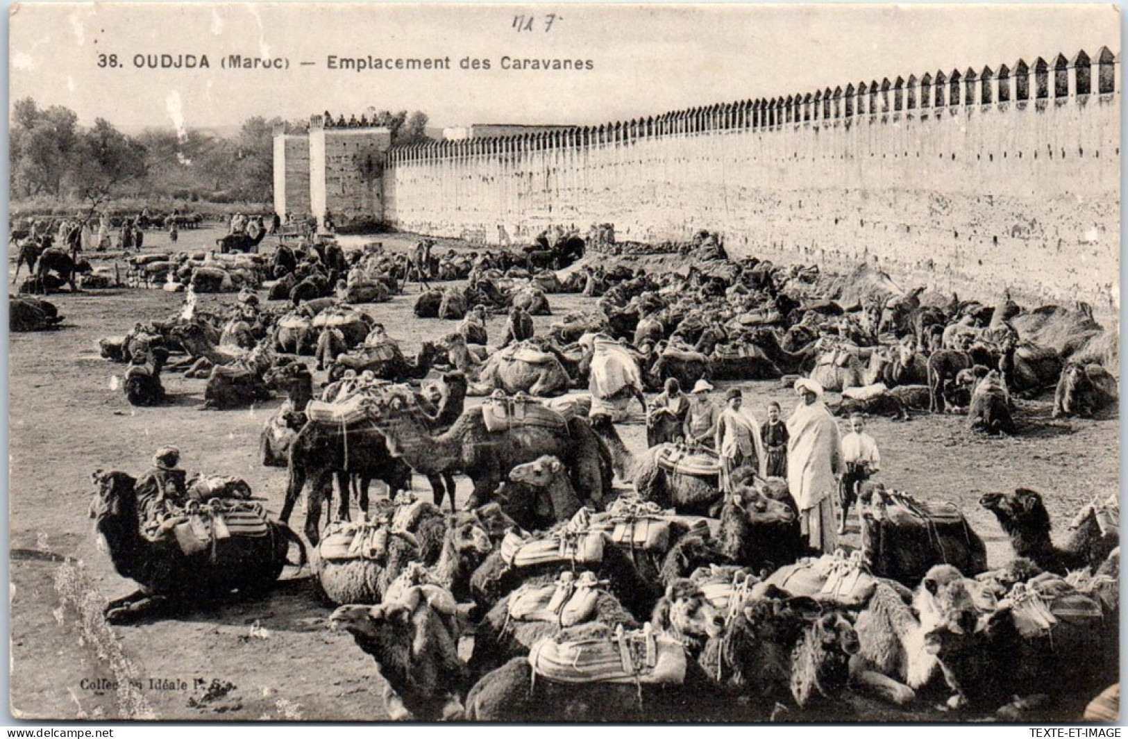 MAROC - OUDJA - Emplacement Des Caravanes  - Andere & Zonder Classificatie