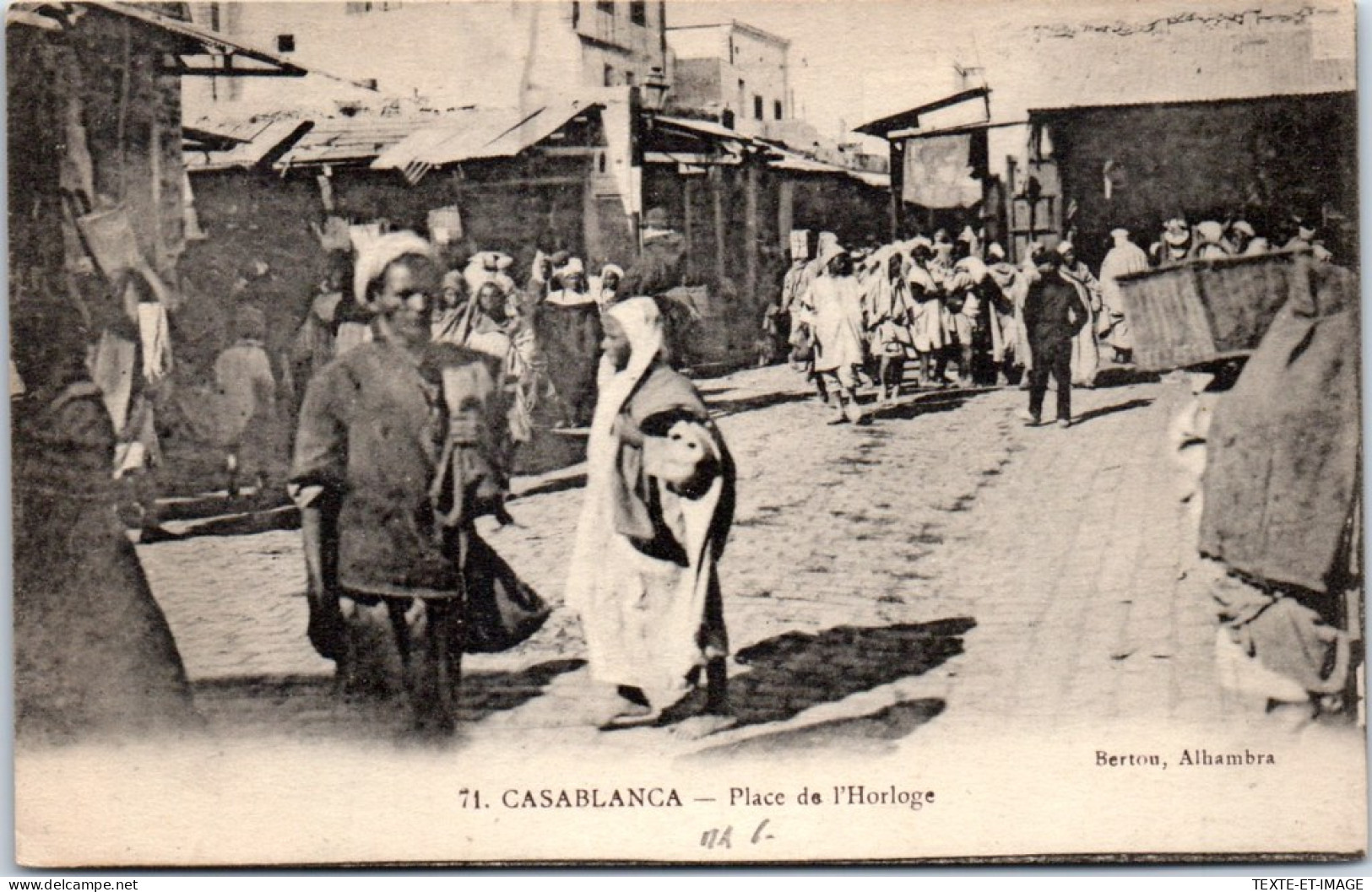 MAROC - CASABLANCA - La Place De L'horloge. - Casablanca