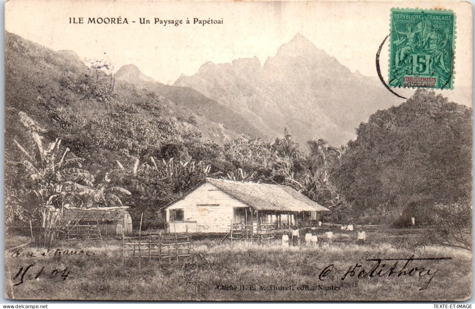 POLYNESIE - TAHITI - MOOREA Un Paysage A Papetoai - Polynésie Française