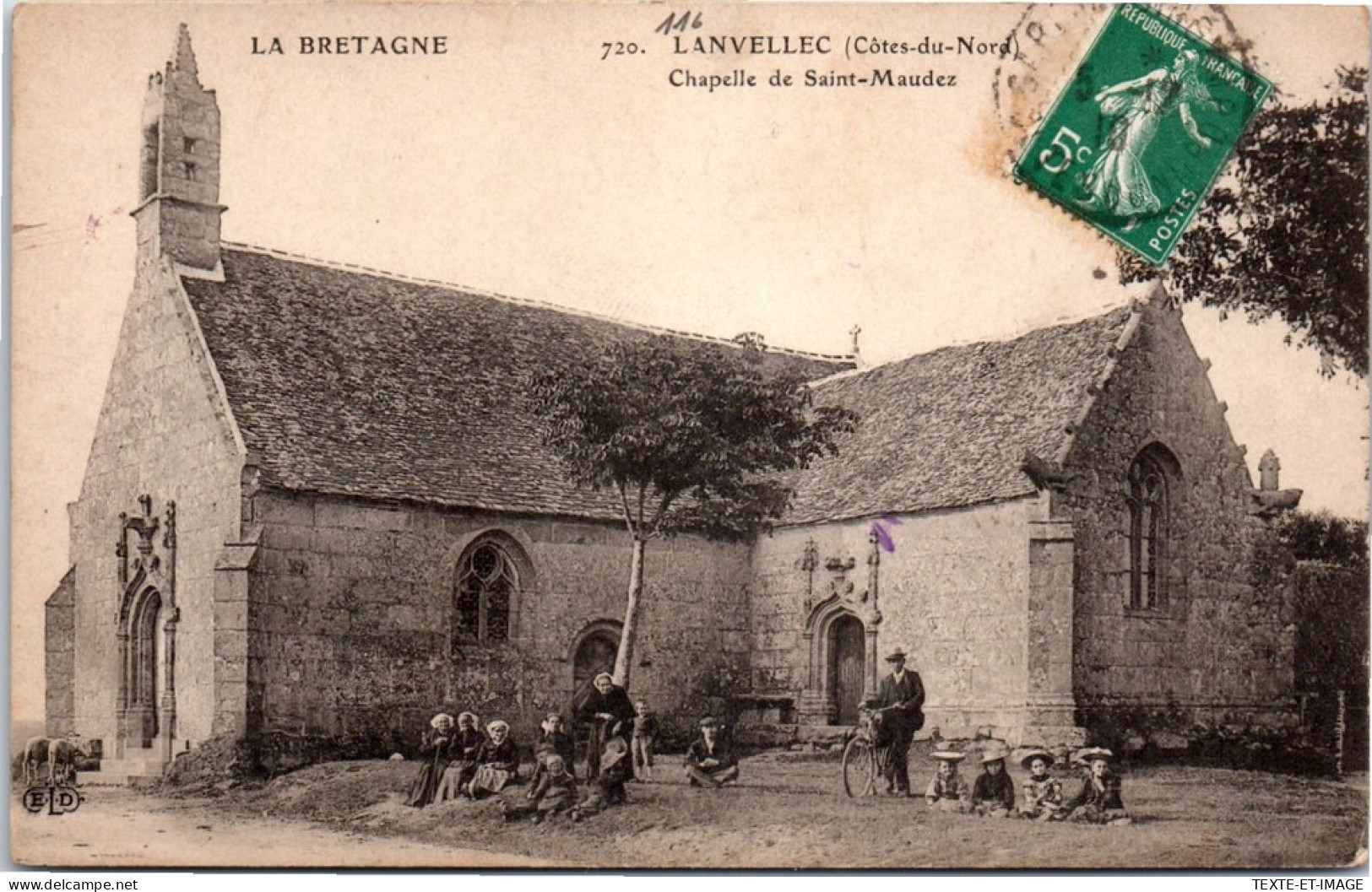 22 LANVELLEC - La Chapelle De Saint Maudez  - Lanvellec