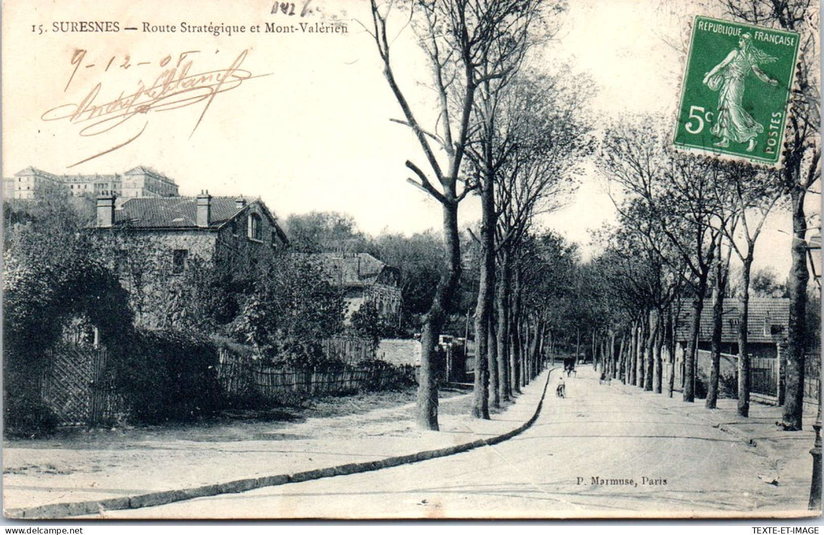 92 SURESNES - Route Du Mont Valerien. - Suresnes