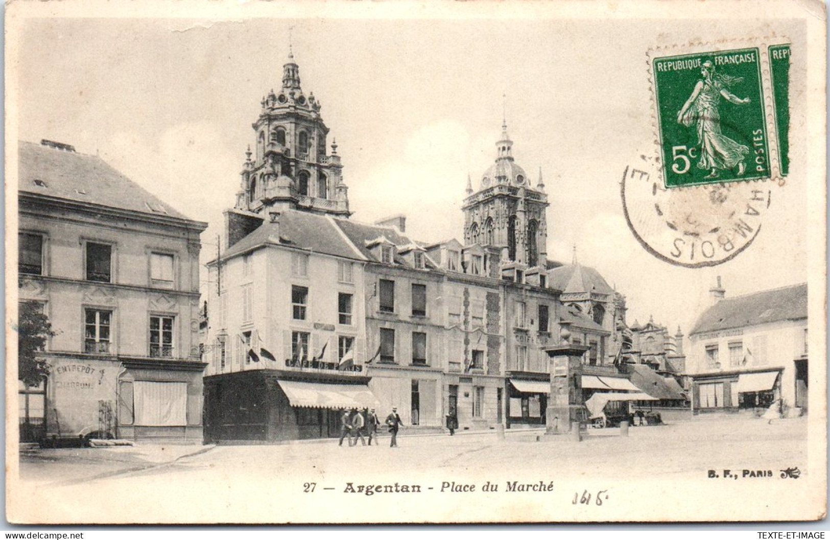 61 ARGENTAN - La Place Du Marche  - Argentan