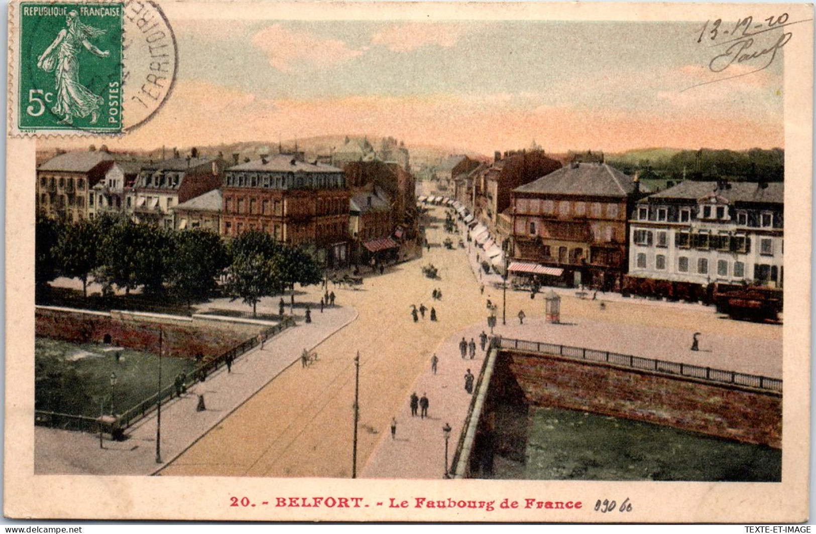 90 BELFORT - Le Faubourg De France. - Belfort - Ville
