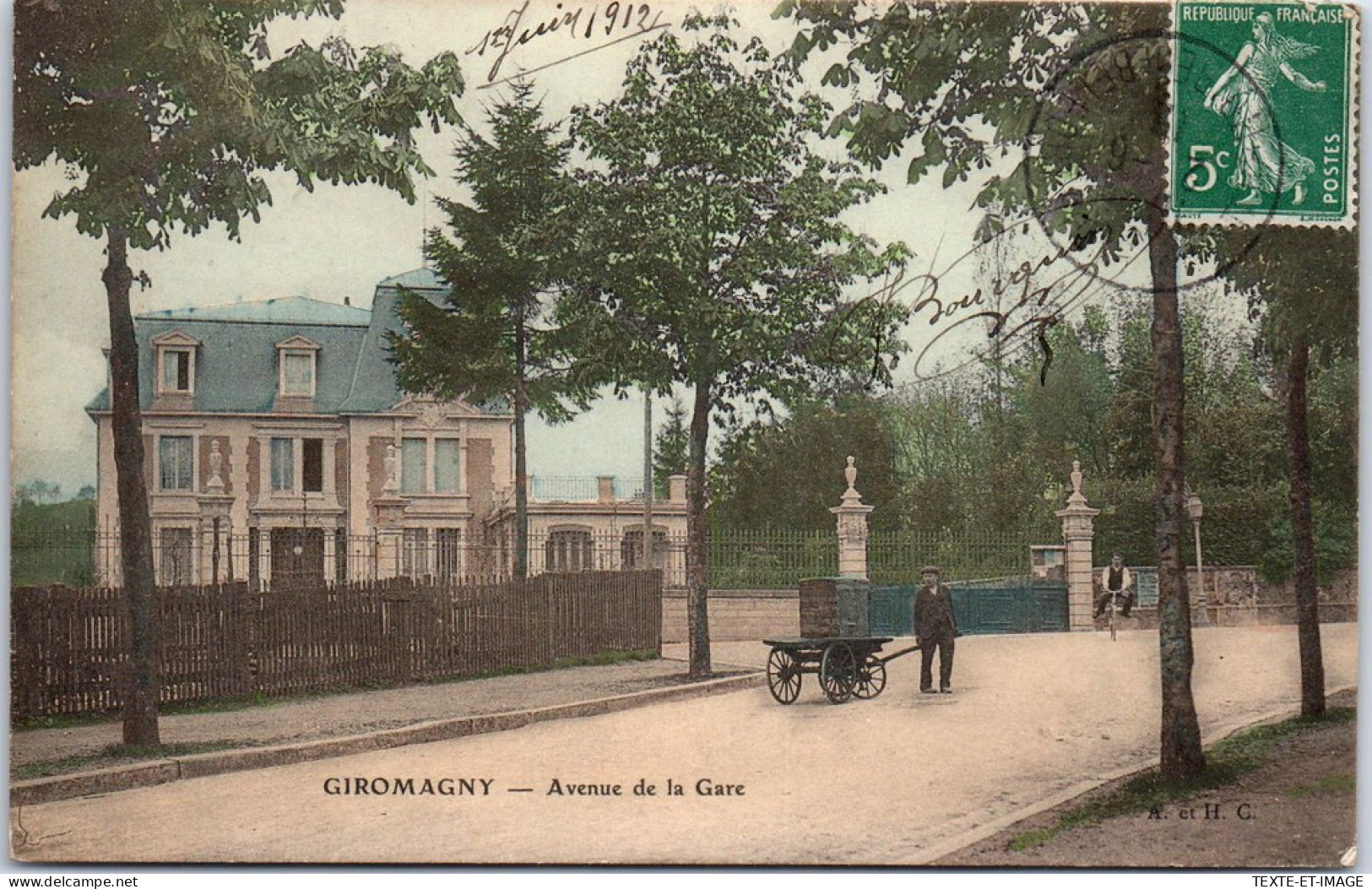 90 GIROMAGNY - L'avenue De La Gare. - Giromagny