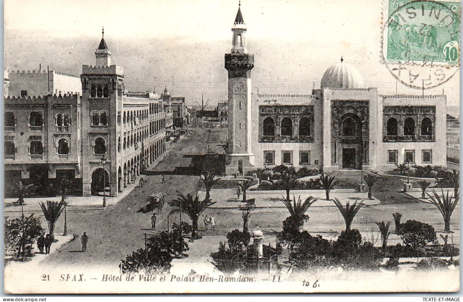 TUNISIE - SFAX - Hotel De Ville Et Palais Ben Ramdam  - Tunesien