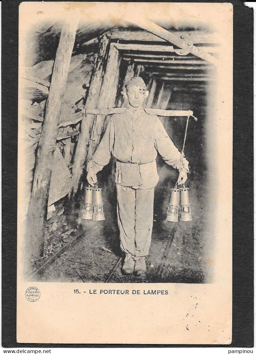 METIERS - Mines, Mineurs  - Porteur De Lampes - Mines